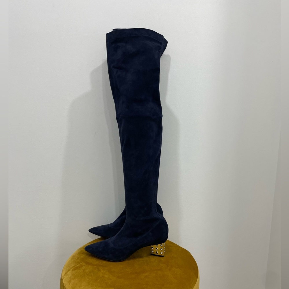 Nicholas Kirkwood Over Knee Suede Boots